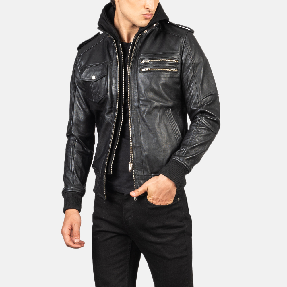 Men's+Bravado+Black+Hooded+Leather+Bomber+Jacket-9-1634133600021